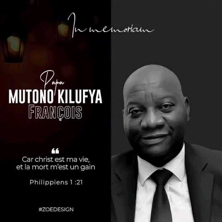 Page noire : François Mutono Kilufya cadre de la DGDA rejoint sa dernière demeure 