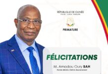 Guinée : le Président Mamadi Doumbouya renouvelle sa confiance au Premier ministre Bah Oury
